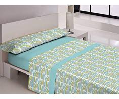 Libérez des Jeux de draps Lit 150 cm Bleu