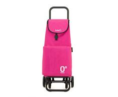 GARMOL Chariot de Courses 66L Fuchsia