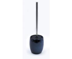 RIDDER 2130410 Brosse de Toilette, céramique, Bleu Noir, env. 10,5 x 10,5 x 36 cm
