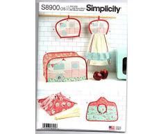 SIMPLICITY Patron de couture S8900 Accessoires de cuisine Papier Blanc
