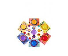 Enjoy Home Service de table 60 pièces multicolore