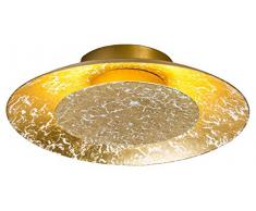 Nino Leuchten Plafonnier, Verre, or, 15 x 25 x 5 cm