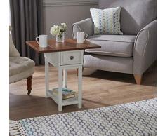 Greenhurst Table dappoint Acacia, Blanc cassÃ© et Marron, Taille Unique