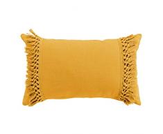 COTON dintérieur Coussin, Jaune, 30 x 50 CM