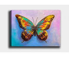 Bonamaison Peinture sur toile, multicolore, 30 x 40 cm - ConÃ§u et fabriquÃ© en Turquie