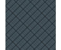 American Crafts 377934 Noir Plaid Core dinations 12 Lot de 30,5 x 30,5 cm à Motifs Papier Plaid, Noir