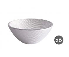ExcÃ©lsa Lot de 6 coupelles 12 cm 12 cm argent