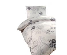 Janine Design 3726/07 Monza Parure de lit en Satin de Coton mako avec Housse de Couette 135 x 200 et 80 x 80 cm