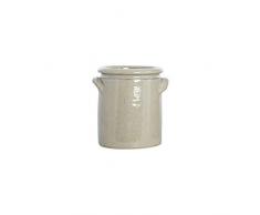 House Doctor Pot de Fleurs en poterie, Sable, 14 x 14 cm