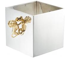 Munka SuÃ¨de Seau Ã Champagne avec Lions en Ã©tain, DorÃ©, 20Â x 20Â x 20Â cm