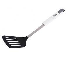 Cuisine Enamel Home Blister Pelle spatule pour Poisson, Blanc, 8Â x 9Â x 36Â cm