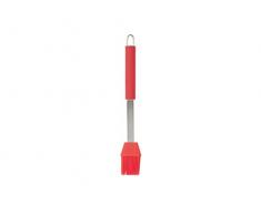Home Pinceau de Cuisine avec Manche antidÃ©rapant, Acier Inoxydable, Rouge, 4Â x 2Â x 26Â cm