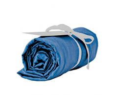 Moorish Idol - Satin de Coton Drap Housse- 140cm x 190cm- Indigo
