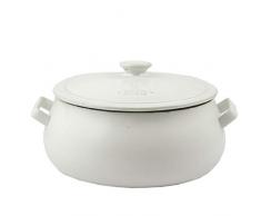 la Porcellana Sapori Cocotte Boîte Cadeau, Blanc, 6.8 Litre