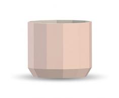 Cooee Design Edge Pot de Fleurs CÃ©ramique Dusty Rose 18 cm