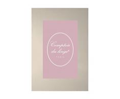 Comptoir du Linge D81827 Drap Plat Uni Coton Ecru 275 x 180 cm