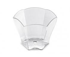 GUILLIN - MOULIPACK COPACC CARTON DE 576 Petite Verrine Cristal Forme Tulipe Ã55Mm Contenance 7,5Cl, Plastique, Transparent, 5,5 x 5,5 x 4,6 cm