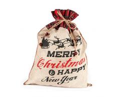 Pajoma Calendrier de lAvent de Noël, Sac de Jute à remplir Format XXL