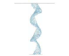 Home Fashion Panneau Coulissant en Tissu dameublement Impression numérique Pearl, Polyester, Bleu, 245 X 60 CM