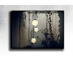 Bonamaison Peinture sur toile, multicolore, 70 x 100 cm - Conçu et fabriqué en Turquie