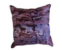 Coussin 50 x 50 cm déhoussable - Thème pierre - couleurs: Rose - Photo dart by Isabelle Delbecque
