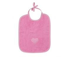 MÃ¶ve Hearts Bavoir Flamant Rose 29 x 34 cm