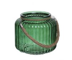 Dcasa Candel Anse Corde Bougeoirs Techo-Chandeliers et Bougeoirs Décoration de Maison Unisexe Adulte, Vert (Vert), Unique