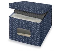 Domopak Living Boîte penderie 42x50x31 Bleu