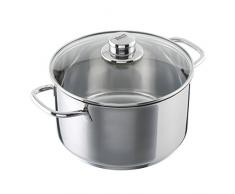 KUHN RIKON 37398 Marmite à pâtes Today 6L/24cm Acier Inoxydable, Argent, 24 cm