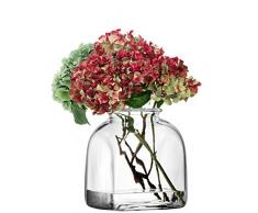 LSA International Umberto Vase, Verre, Claire, 24 cm