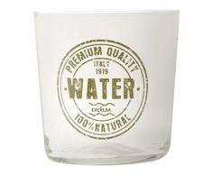 Excelsa Premium Quality Verre Eau CL 37, Verre, Transparent, 9Â x 9Â x 9Â cm