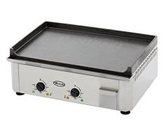 Duhalle 10053 Plancha à Gaz Fonte Emmaillee Acier Gris 6400 W