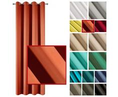 Eurofirany Rideaux occultants occultants à 8 Åillets pour Salon, Chambre à Coucher, Salon ou Salon 135 x 250 cm