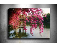 Bonamaison Peinture sur toile, multicolore, 30 x 40 cm - ConÃ§u et fabriquÃ© en Turquie