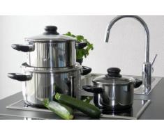 M+K by ELO 68013 Set de casseroles Juwel de Luxe, 3 piÃ¨ces