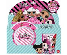 LOL SURPRISE Set 3 pièces en mélamine sans orla Rock On Vaisselle pour enfants Ne pas appliquer