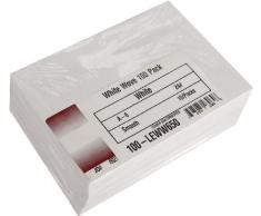 Leader Papier Enveloppes produits 4,75Â x 16,5Â cm A6, pack de 100, blanc