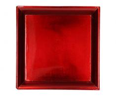 J. Kersten BV Assiette en Plastique Rouge 20 x 20 x 2 cm