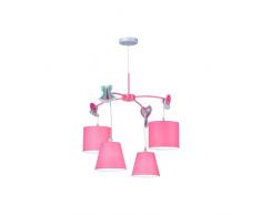 Spot de Light Lustre swetty Lampe de chambre, 4Â ampoules, rose SP 3017413