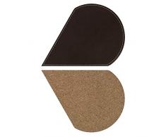 FreeForm Connect Dessous de Plat en Similicuir Chocolat Taille Unique