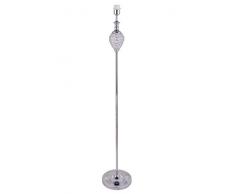 interfan Lampe de Pied pour salon, chrome
