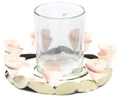 Jullar Bougeoir en mÃ©tal Rose