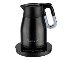 Bouilloire isolée sous vide avec réglage de la température 21 cm x 22 cm x 28 cm Metallisch-schwarz