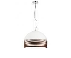 Rossini Ã©clairage 10345Â âÂ 50-ma Suspension en verre dÃ©corÃ© E27, 25Â W, marron