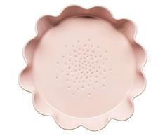 Sagaform Piccadilly Bol de service en forme de fleur Rose Plat Ã tarte rose