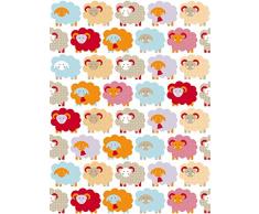 Lavmi Design Enfants Marketa Papier Peint en Tissu Non-tissé Rouge 0.53 x 10 m