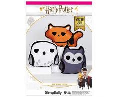 SIMPLICITY S9036 Patron de couture pour oreillers en peluche Harry Potter, variés, OS (taille unique)