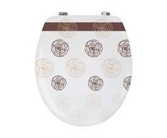 MSV Abattant WC, Bois, crÃ¨me, 42.5Â x 36.5Â x 3Â cm, 63Â piÃ¨ces