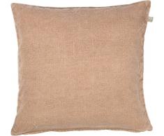 Dutch Decor Coussin Anna 50x50 cm cuivre - Coussins Déco - Oreiller Décoratif - Déhoussable - Zippé