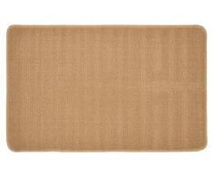 Deco-Mat 300028 Paillasson antidÃ©rapant et Lavable, idÃ©al pour Le Bain ou la Cuisine, 50 x 80 cm, Beige